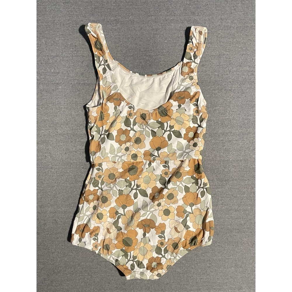 Belle The Label Retro Floral One Piece Swimsuit XS Cottagecore Vintage Style - Picture 2 of 6